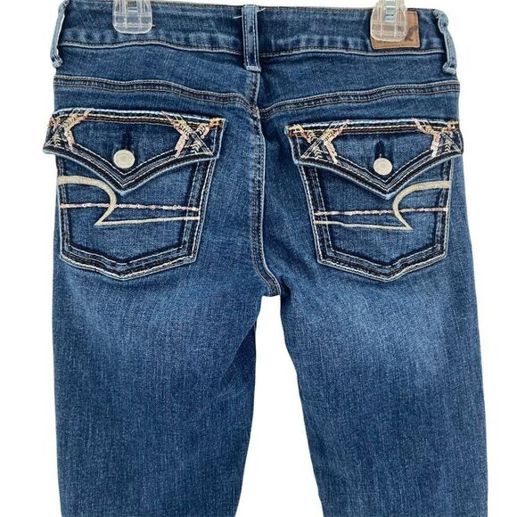 American Eagle Super Stretch Distressed Skinny Jeans Size 2 - Picture 9 of 11